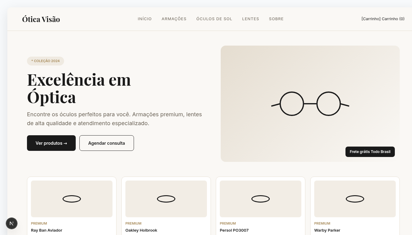 Página de vendas